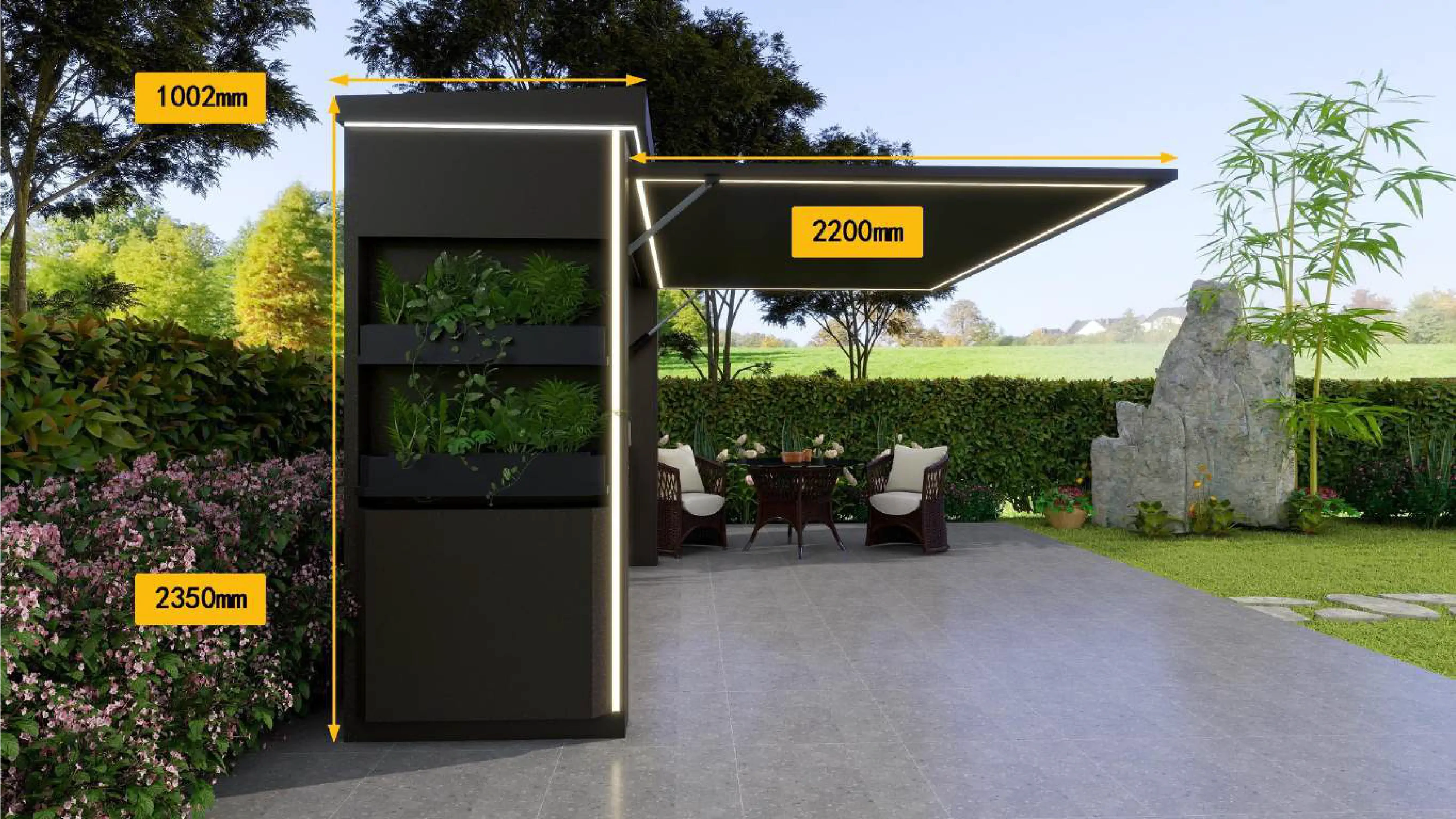 Ultra BBQ Pod side view