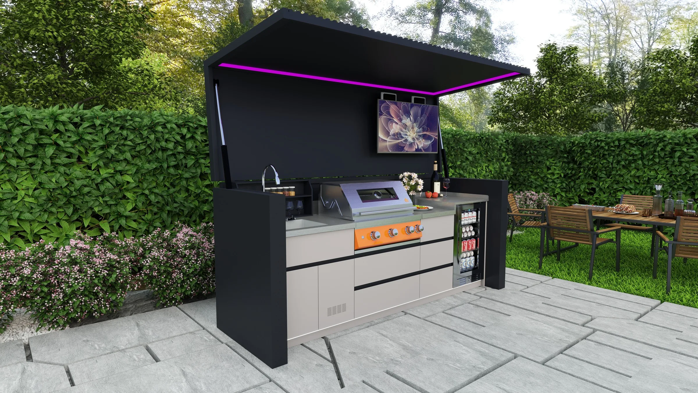Compact BBQ Pod