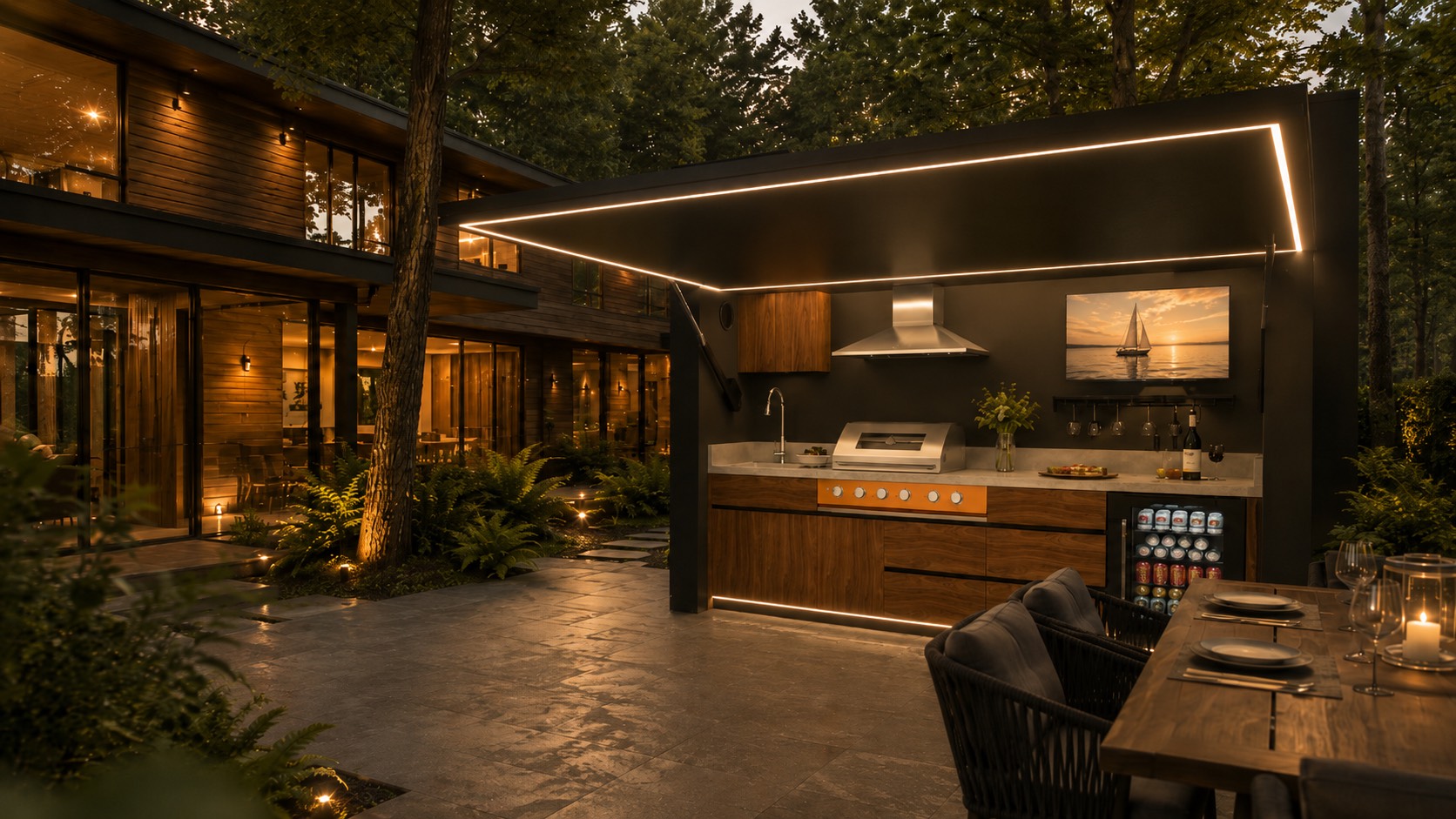 BBQ Pod outdoor kitchen