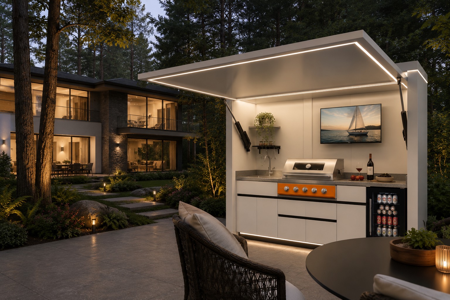 BBQ Pod outdoor kitchen