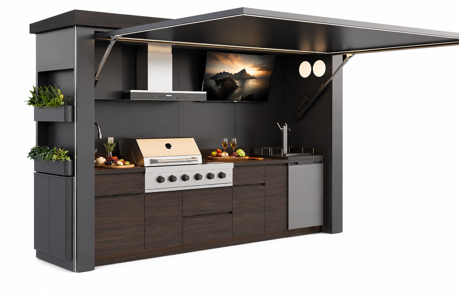BBQ Pod outdoor kitchen