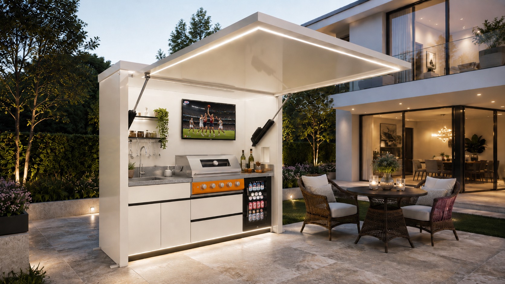 BBQ Pod outdoor kitchen