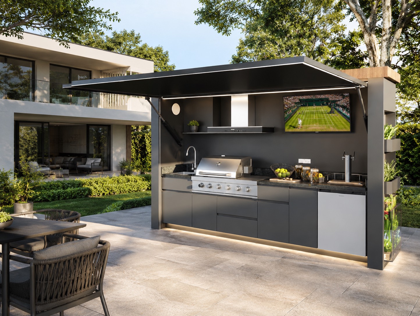 BBQ Pod outdoor kitchen