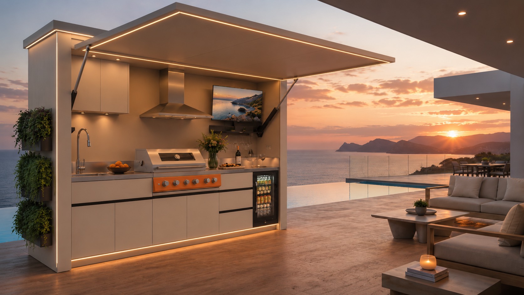 BBQ Pod outdoor kitchen