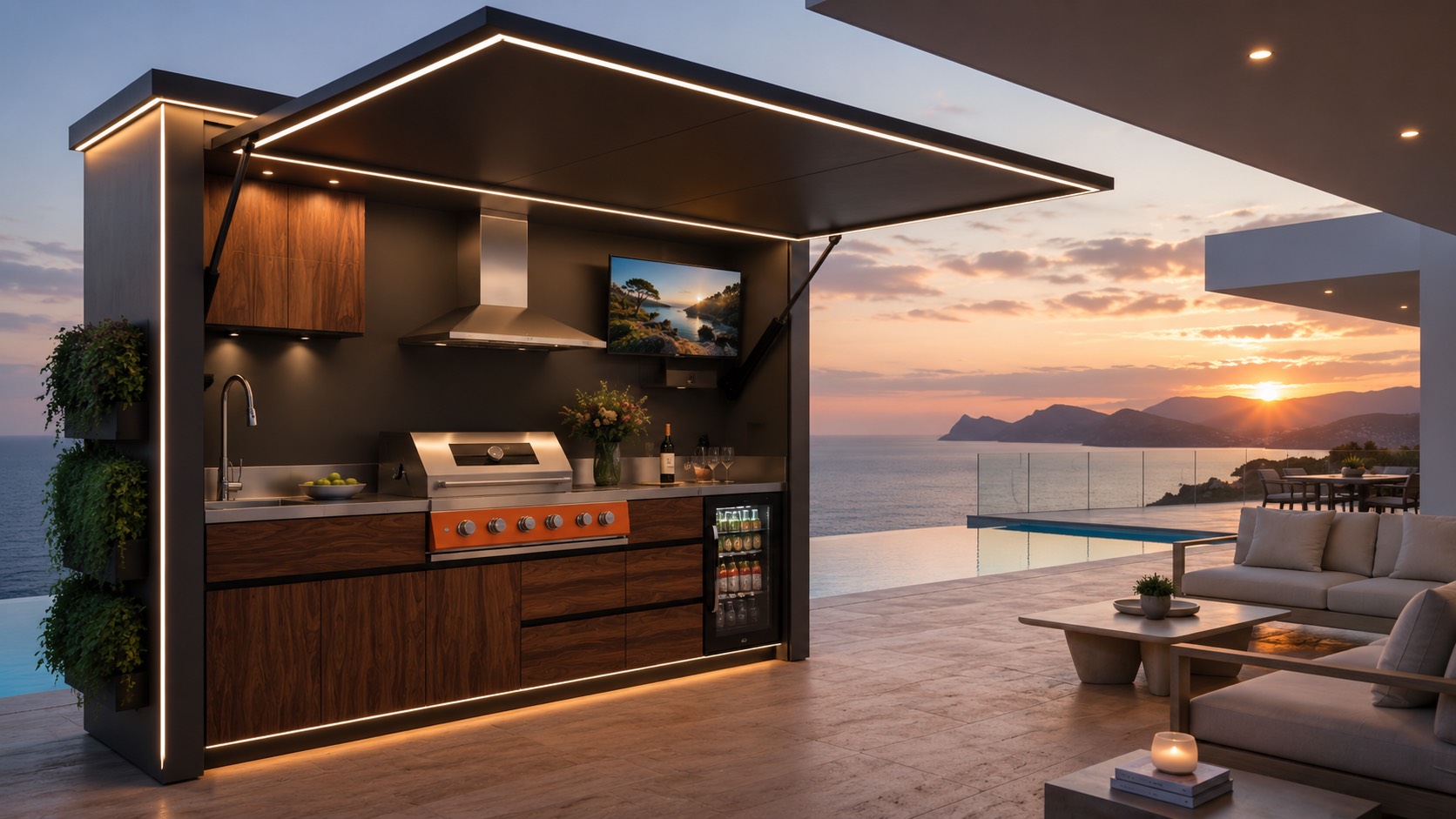 BBQ Pod outdoor kitchen