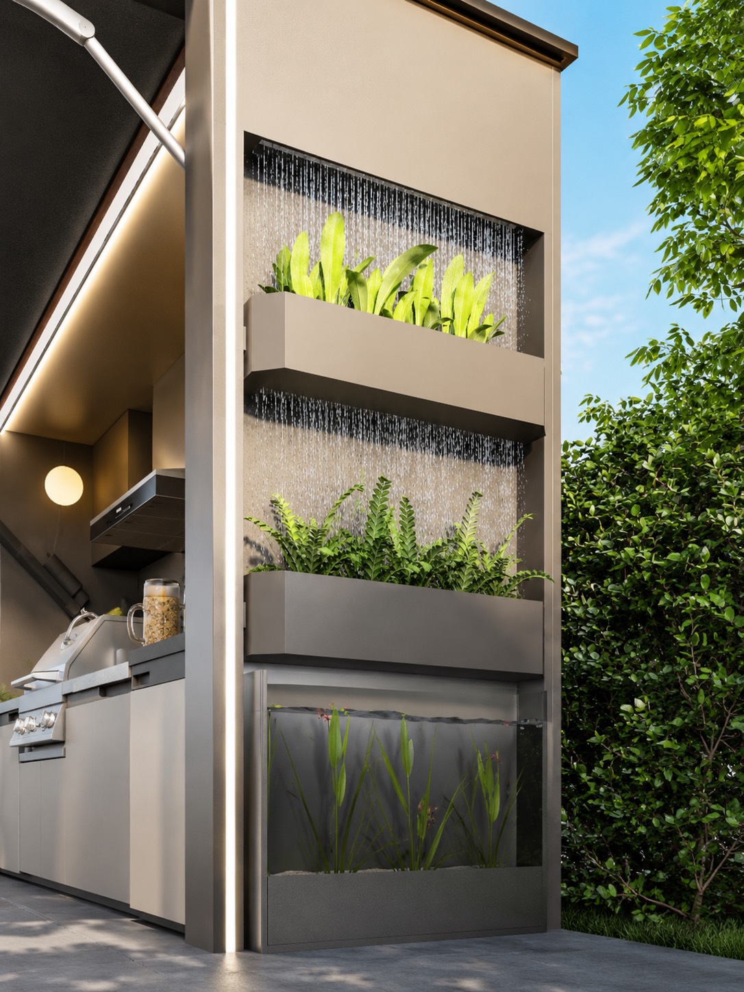 BBQ Pod outdoor kitchen