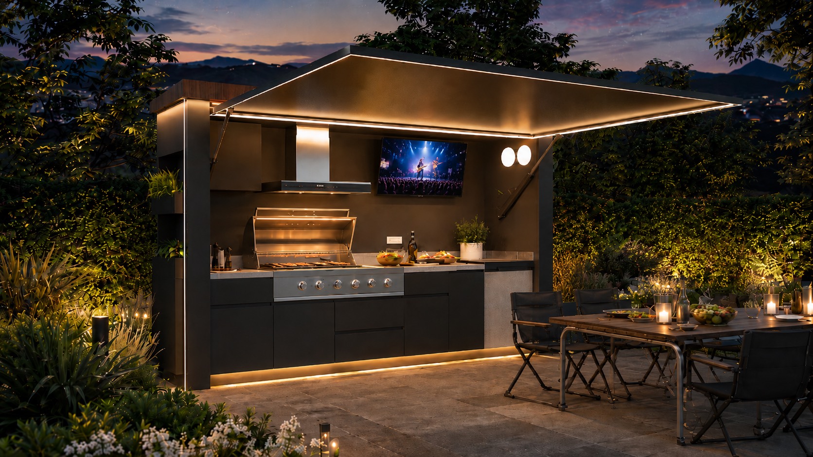 BBQ Pod outdoor kitchen