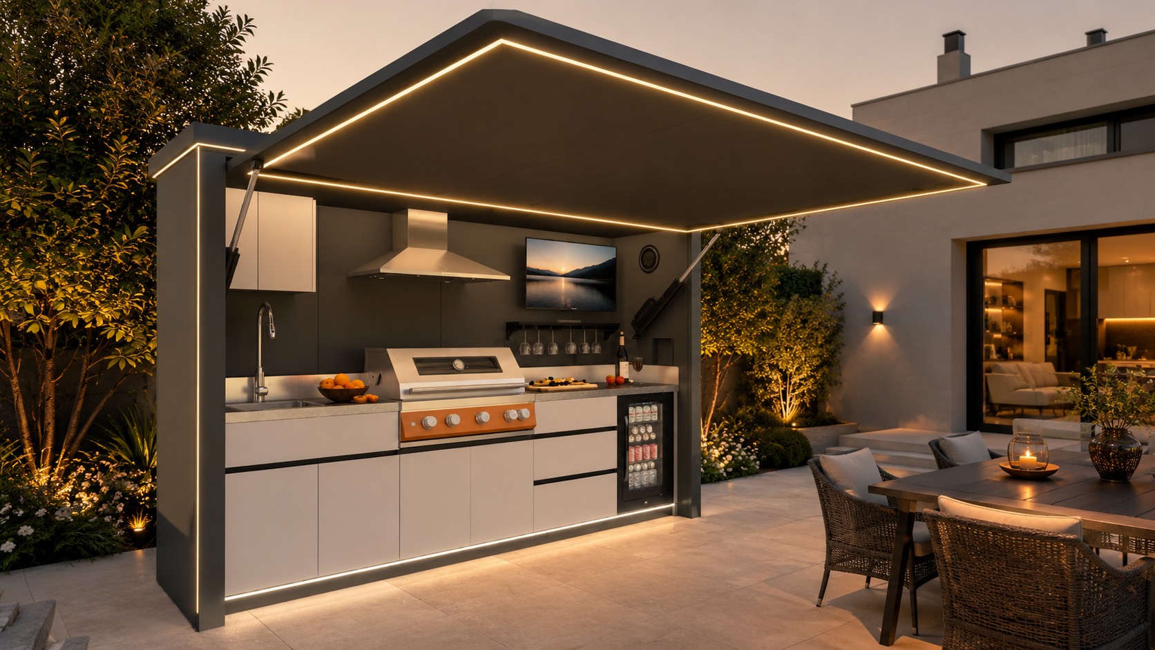 BBQ Pod outdoor kitchen