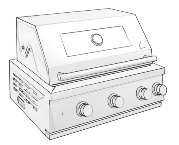 30 Inch Built-In BBQ Grill